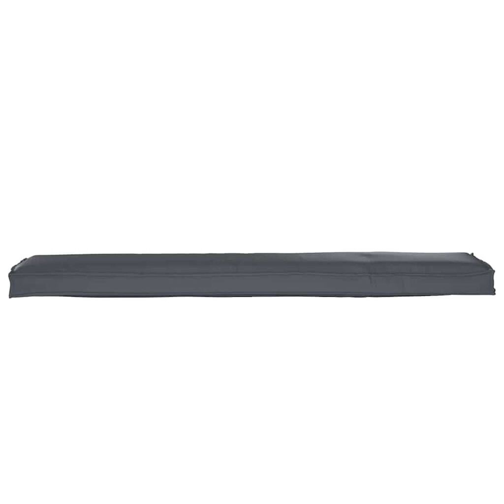vidaXL Μαξιλάρι παλέτας Ανθρακί 180 x 40 x 8 εκ. Ύφασμα Oxford