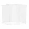 vidaXL Κουνουπιέρα Κρεμαστή 156 Λευκή 220x200x210 εκ. από Δίχτυ