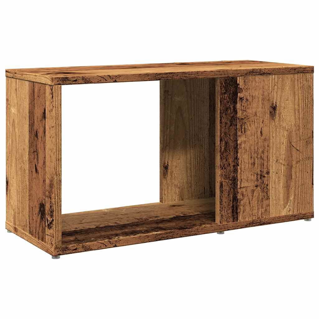 vidaXL Έπιπλο Τηλεόρασης Παλιό Ξύλο 60 x 24 x 32 εκ. από Μοριοσανίδα