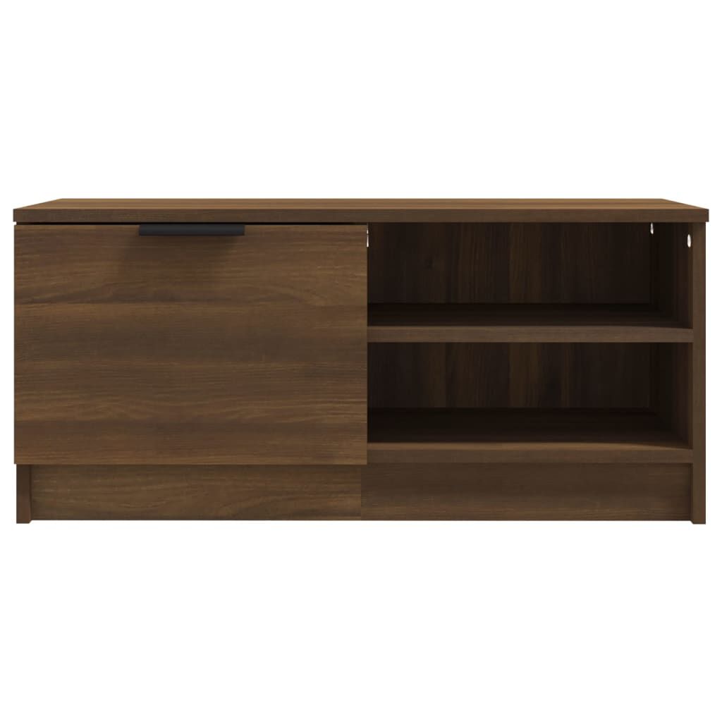 vidaXL Έπιπλο Τηλεόρασης Καφέ Δρυς 80x35x36,5 εκ. Επεξεργασμένο Ξύλο
