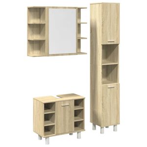 vidaXL &Sigma;&epsilon;&tau; &Epsilon;&pi;ί&pi;&lambda;&omega;&nu; &Mu;&pi;ά&nu;&iota;&omicron;&upsilon; 3 &Tau;&epsilon;&mu;&alpha;&chi;ί&omega;&nu; Sonoma &Delta;&rho;&upsilon;&sigmaf; &Epsilon;&pi;&epsilon;&xi;&epsilon;&rho;&gamma;&alpha;&sigma;&mu;έ&nu;&omicron; &Xi;ύ&lambda;&omicron;