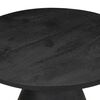 vidaXL Τραπεζάκι Μαύρο Ø50x40 cm από μασίφ ξύλο Mango
