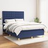 vidaXL &Kappa;&rho;&epsilon;&beta;ά&tau;&iota; Boxspring &mu;&epsilon; &Sigma;&tau;&rho;ώ&mu;&alpha; &Mu;&pi;&lambda;&epsilon; 140x200 &epsilon;&kappa;. &Upsilon;&phi;&alpha;&sigma;&mu;ά&tau;&iota;&nu;&omicron;