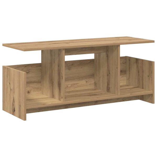 vidaXL &Beta;ά&sigma;&eta; TV Artisan Oak 102 x 35 x 45 &epsilon;&kappa;. &Epsilon;&pi;&epsilon;&xi;&epsilon;&rho;&gamma;&alpha;&sigma;&mu;έ&nu;&omicron; &xi;ύ&lambda;&omicron;