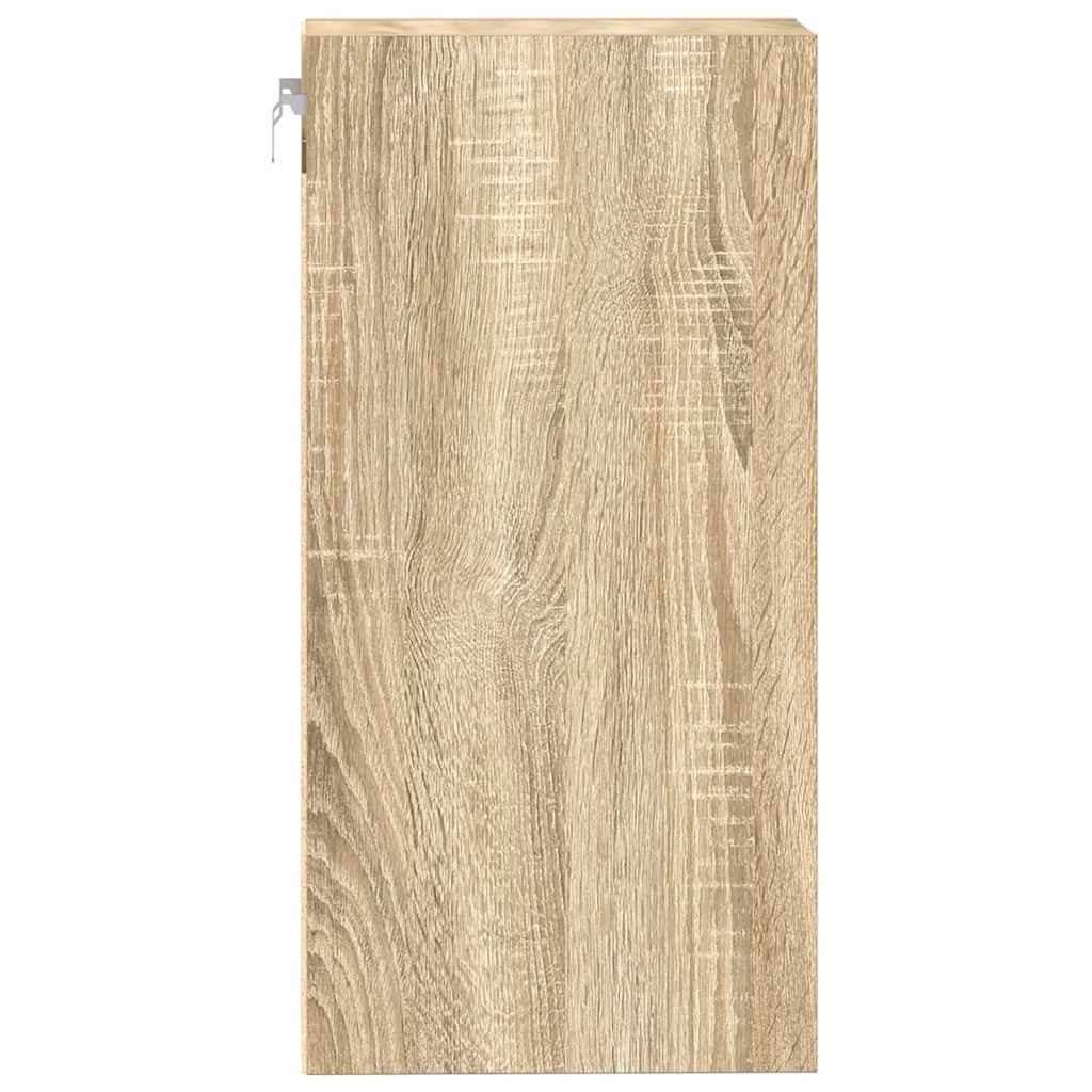 vidaXL κρεμαστό ντουλάπι Riga Sonoma Oak 30x29,5x60 cm