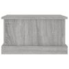 vidaXL Κουτί Αποθήκευσης Γκρι sonoma 50x30x28 εκ. Επεξεργασμένο Ξύλο