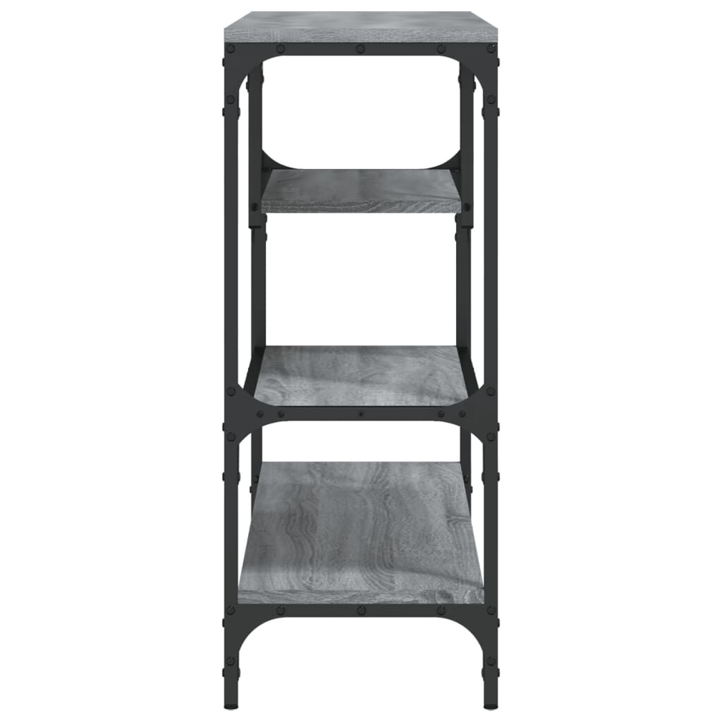 vidaXL Τραπέζι Κονσόλα Γκρι Sonoma 100x30x75 εκ. Επεξεργασμένο Ξύλο