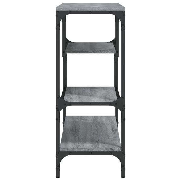 vidaXL Τραπέζι Κονσόλα Γκρι Sonoma 100x30x75 εκ. Επεξεργασμένο Ξύλο