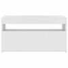 vidaXL Έπιπλο Τηλεόρασης με LED Λευκό 75 x 35 x 40 εκ.