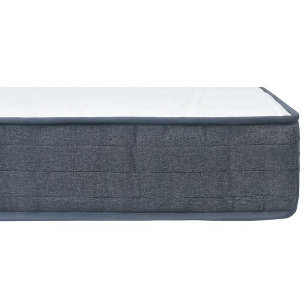 vidaXL Στρώμα Boxspring 160x80x20 εκ. μέτριας απαλότητας Υφασμάτινο