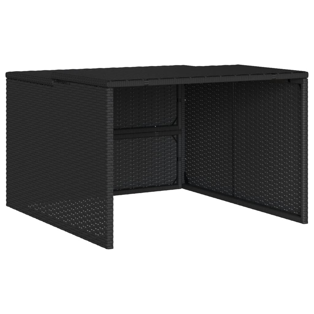 vidaXL Σκέπαστρο για Χλοοκοπτ. Ρομπότ Μαύρο 86x90x52/57 εκ Συνθ. Ρατάν