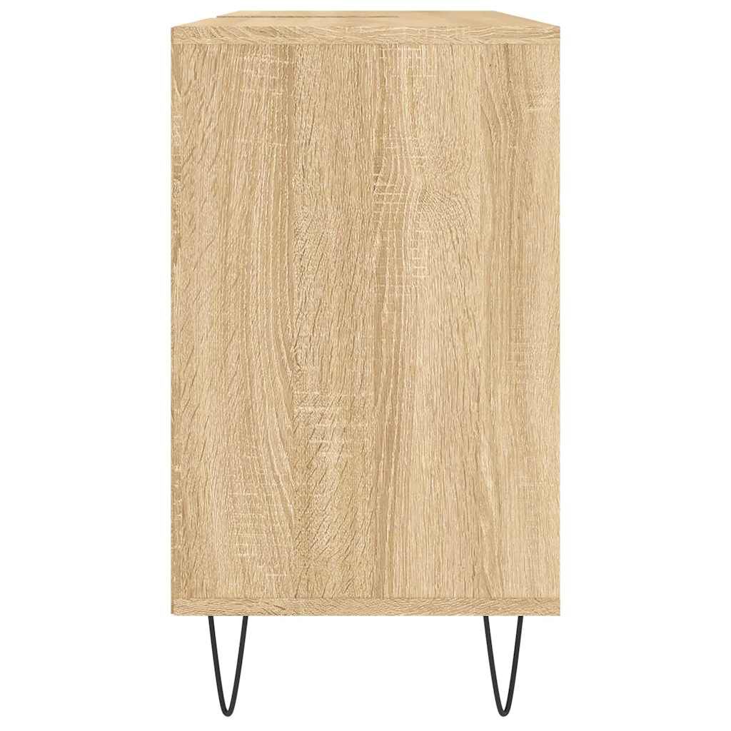 vidaXL Ντουλάπι Μπάνιου Sonoma Δρυς 80 x 33 x 60 εκ. από Επεξεργ. Ξύλο