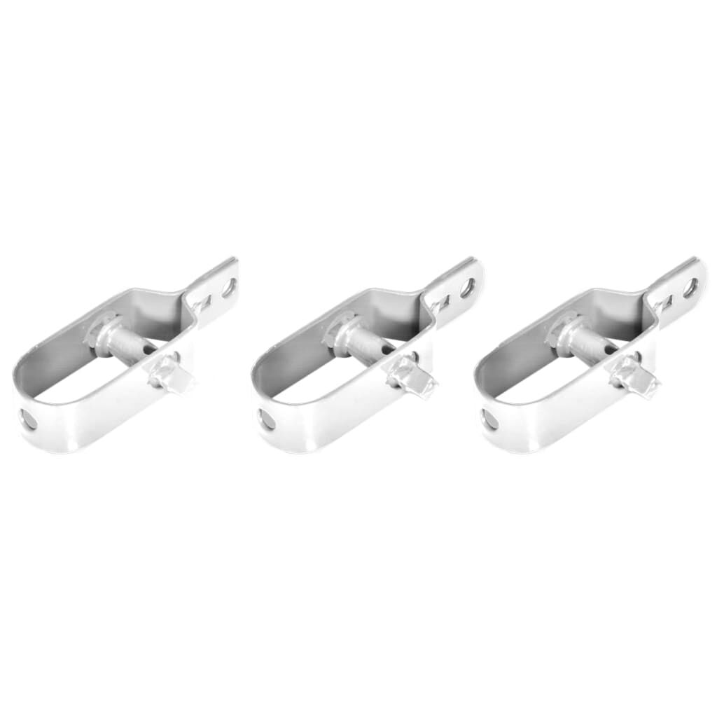 vidaXL Συρματόπλεγμα 25 x 1,25 μ. Γαλβανισμένο Ατσάλι + Στύλοι/Βάσεις