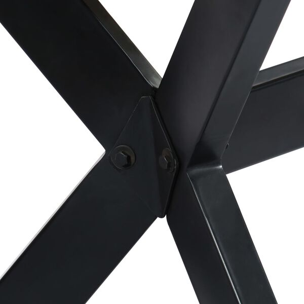 vidaXL Τραπεζαρία Λευκή 160 x 80 x 75 εκ. από Μασίφ Ξύλο Μάνγκο