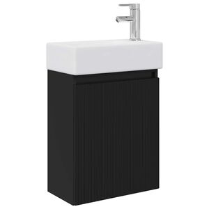 vidaXL &Mu;&omicron;&nu;ά&delta;&alpha; &mu;&pi;ά&nu;&iota;&omicron;&upsilon; &mu;&epsilon; &beta;&rho;ύ&sigma;&eta; &Mu;&alpha;ύ&rho;&omicron; 45,5 x 22,5 x 84 &epsilon;&kappa;