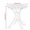 vidaXL Τραπεζάκι Πλευράς Καφέ 40 x 40 x 41 εκ Μασίφ ξύλο teak