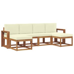 vidaXL &Sigma;&epsilon;&iota;&rho;ά &Kappa;&alpha;&nu;&alpha;&pi;έ &Epsilon;&xi;&omega;&tau;&epsilon;&rho;&iota;&kappa;&omicron;ύ &mu;&epsilon; &mu;&alpha;&xi;&iota;&lambda;ά&rho;&iota; 6 pcs &Phi;&upsilon;&sigma;&iota;&kappa;ό &kappa;&alpha;&iota; &Kappa;&rho;έ&mu;&alpha;