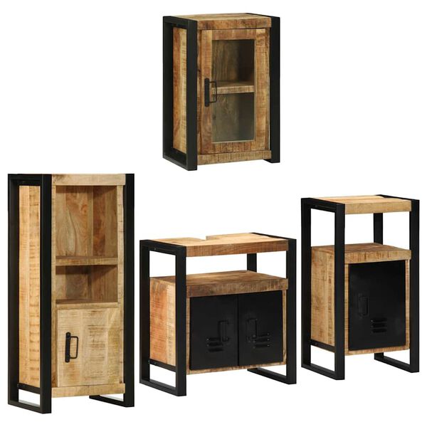 vidaXL &Sigma;&epsilon;&tau; &Epsilon;&pi;ί&pi;&lambda;&omega;&nu; &Mu;&pi;ά&nu;&iota;&omicron;&upsilon; &Epsilon;&pi;&iota;&tau;&omicron;ί&chi;&iota;&omicron; 4 pcs &Kappa;&alpha;&phi;έ &Sigma;&tau;&epsilon;&rho;&epsilon;ό &Xi;ύ&lambda;&omicron; &Mu;ά&nu;&gamma;&kappa;&omicron;