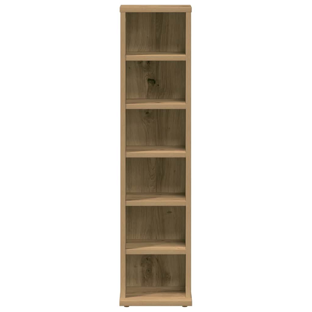 vidaXL Ντουλάπι CD Artisan Oak 21x20x88 cm Κατασκευασμένο ξύλο