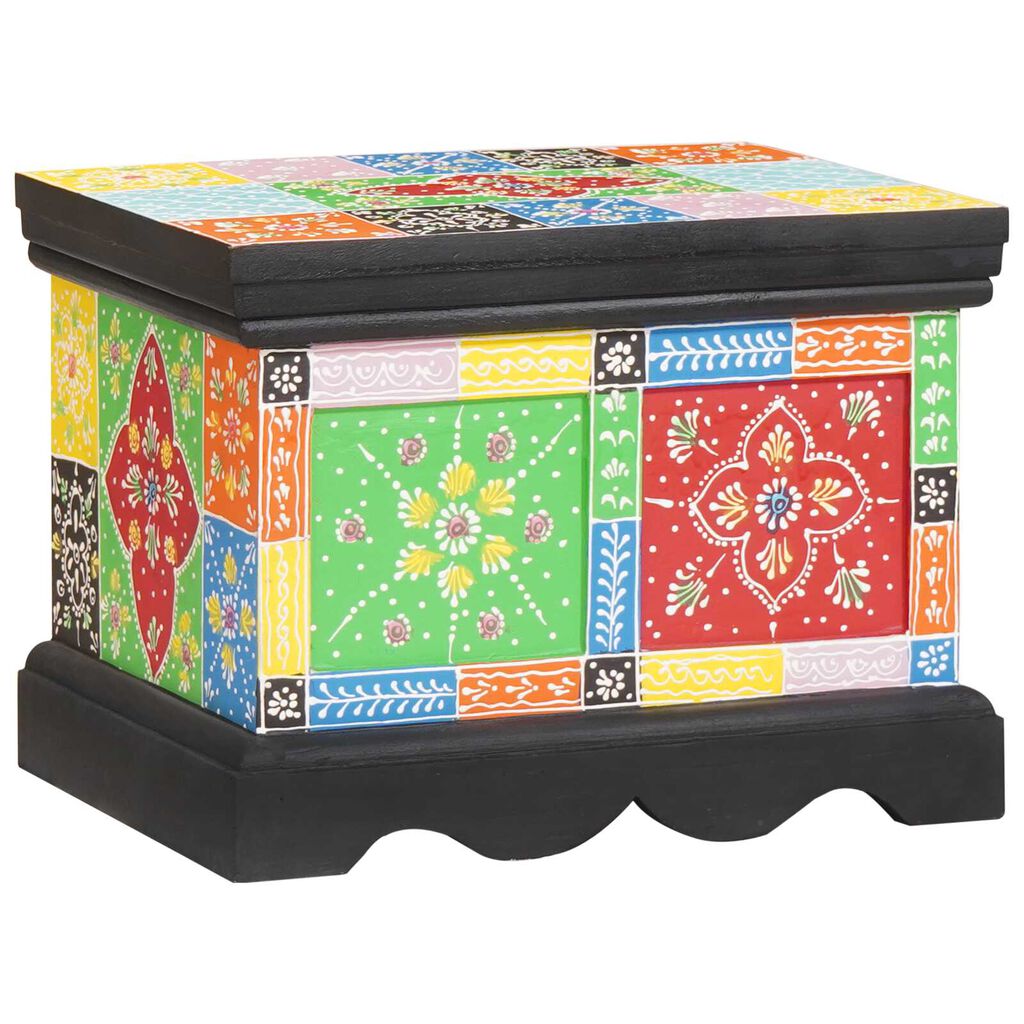vidaXL κουτί αποθήκευσης vitaXL 40x30x30 cm Στερεό Ξύλο Μαγκά