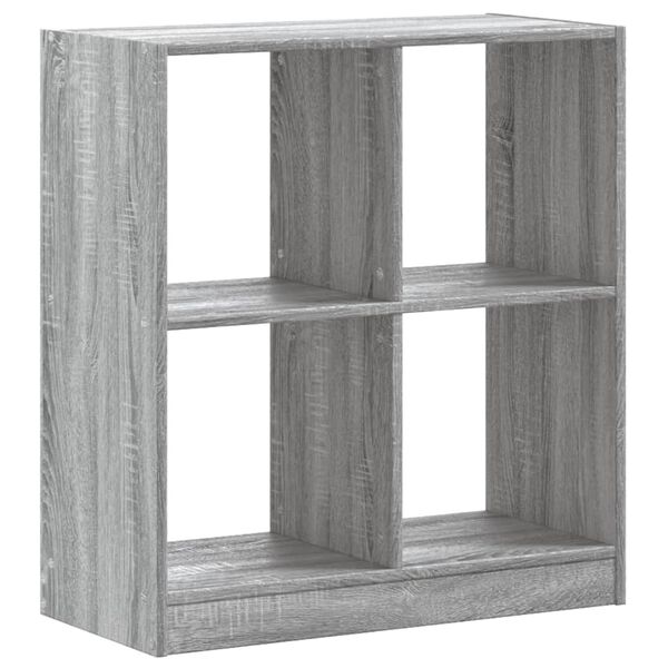 vidaXL Βιβλιοθήκη Γκρι Sonoma 68,5x32x75 κ. από Επεξεργ. Ξύλο