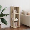 vidaXL Ντουλάπι Γωνιακό Sonoma Δρυς 33 x 33 x 100 εκ. από Επεξ. Ξύλο