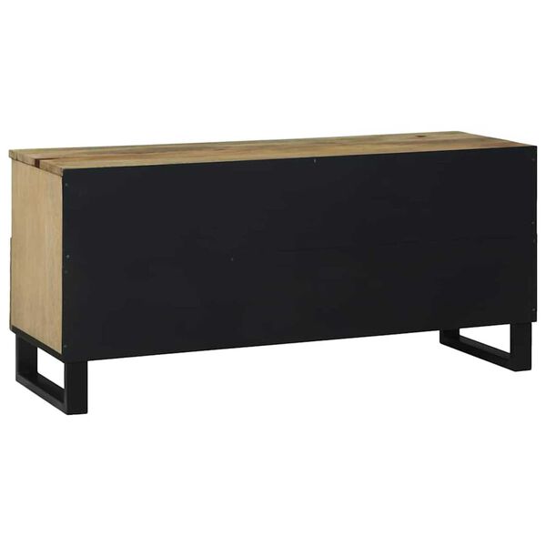 vidaXL Κάβα Τηλεόρασης Καφέ 100 x 33 x 46 εκ Μασίφ ξύλο μάνγκο