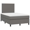 vidaXL &Kappa;&rho;&epsilon;&beta;ά&tau;&iota; Boxspring &mu;&epsilon; &Sigma;&tau;&rho;ώ&mu;&alpha; & LED &Gamma;&kappa;&rho;&iota; 120x190 &epsilon;&kappa;. &Sigma;&upsilon;&nu;&theta;. &Delta;έ&rho;&mu;&alpha;