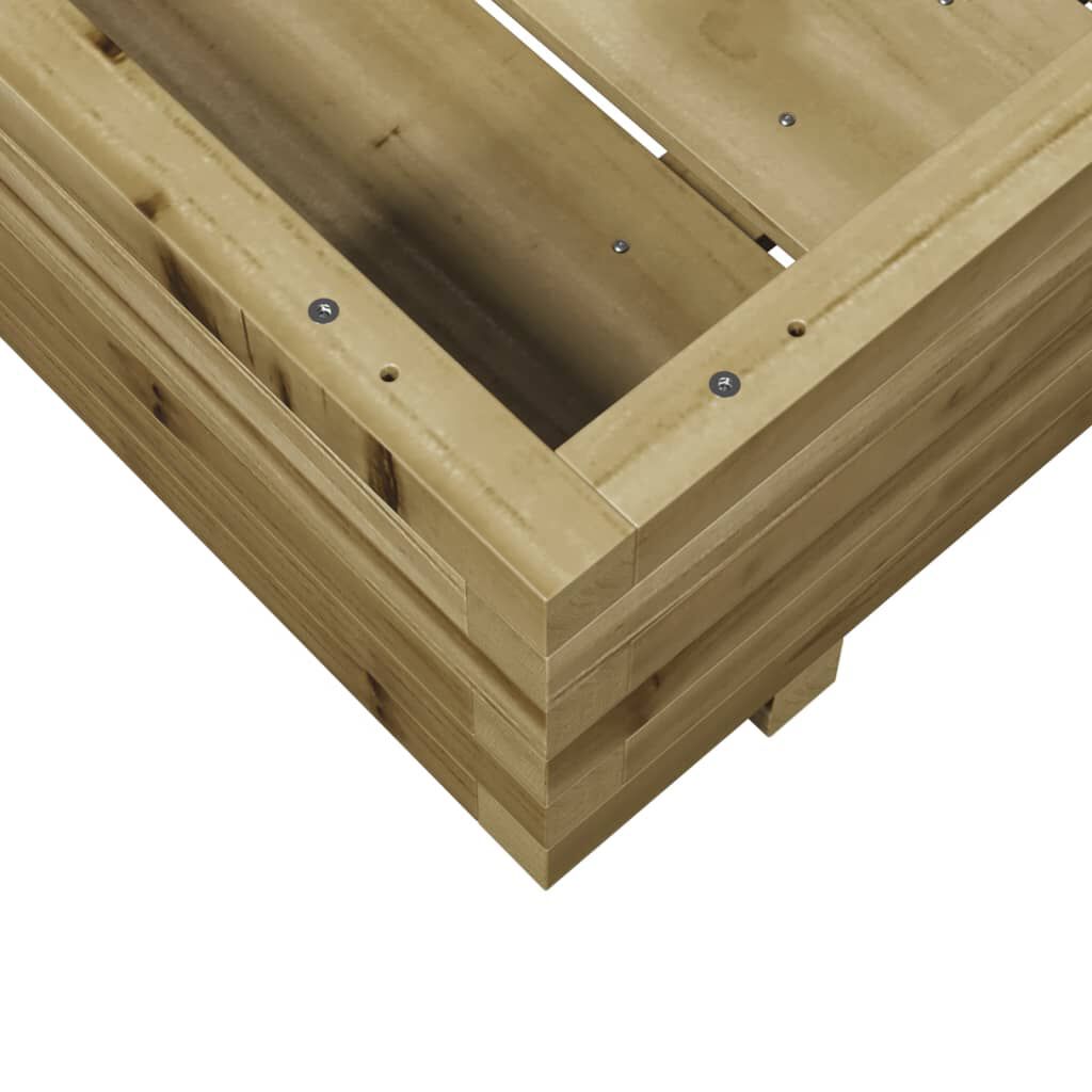 vidaXL Ζαρντινιέρα Κήπου 80x80x26,5 εκ. από Εμποτισμένο Ξύλο Πεύκου