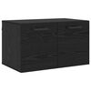 vidaXL Ντουλάπα Τοίχου Μαύρη δρυς 60 x 36.5 x 35 cm Επεξεργασμένο ξύλο