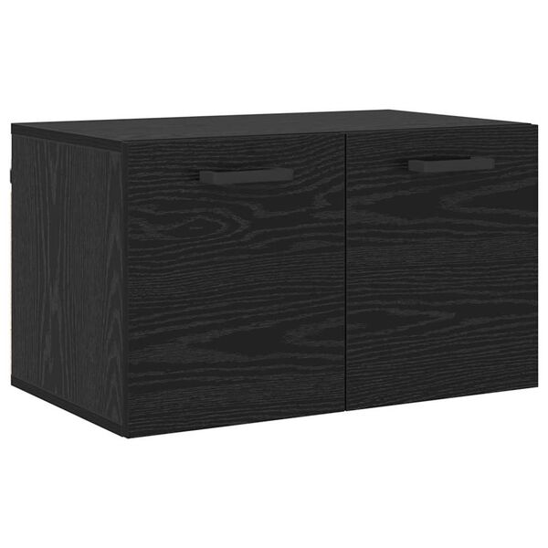 vidaXL Ντουλάπα Τοίχου Μαύρη δρυς 60 x 36.5 x 35 cm Επεξεργασμένο ξύλο