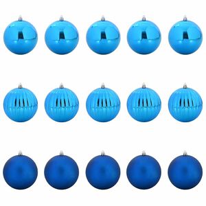 vidaXL &Sigma;&epsilon;&tau; &Chi;&rho;&iota;&sigma;&tau;&omicron;&upsilon;&gamma;&epsilon;&nu;&nu;&iota;ά&tau;&iota;&kappa;&omega;&nu; &Mu;&pi;&alpha;&lambda;&omicron;&nu;&iota;ώ&nu; XL 15 pcs &Mu;&pi;&lambda;&epsilon; &Pi;&lambda;&alpha;&sigma;&tau;&iota;&kappa;ό