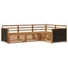 vidaXL &Sigma;&epsilon;&iota;&rho;ά &Kappa;&alpha;&nu;&alpha;&pi;έ &Epsilon;&xi;&omega;&tau;&epsilon;&rho;&iota;&kappa;&omicron;ύ 4 pcs &Phi;&upsilon;&sigma;&iota;&kappa;ό 247,5 x 168,5 x 73 &epsilon;&kappa;