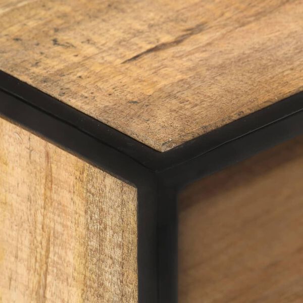 vidaXL Έπιπλο Τηλεόρασης 110 x 30 x 45 εκ. από Ακατέργαστο Ξύλο Μάνγκο