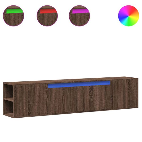 vidaXL Έ&pi;&iota;&pi;&lambda;&omicron; &Tau;&omicron;ί&chi;&omicron;&upsilon; &Tau;&eta;&lambda;&epsilon;ό&rho;&alpha;&sigma;&eta;&sigmaf; &mu;&epsilon; LED &Kappa;&alpha;&phi;έ &Delta;&rho;&upsilon;&sigmaf; 180x31x39,5 &epsilon;&kappa;.