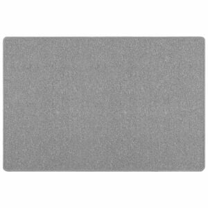 vidaXL Δερμάτινο Χαλί Ανοιχτό γκρι 100 x 150 cm 100% Πολυπροπυλένιο