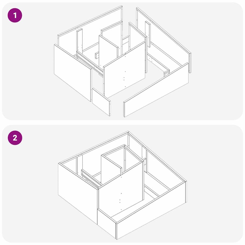 vidaXL Γλάστρα Κήπου Καφέ 80 x 80 x 50 εκ. Ατσάλι σκληρυθέν στον αέρα