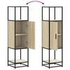 vidaXL Highboard Sonoma Oak Κατασκευασμένο ξύλο και μέταλλο