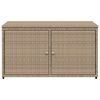 vidaXL Ντουλάπι Αποθήκευσης Κήπου Beige 110x55x60,5εκ. Συνθετικό Ρατάν