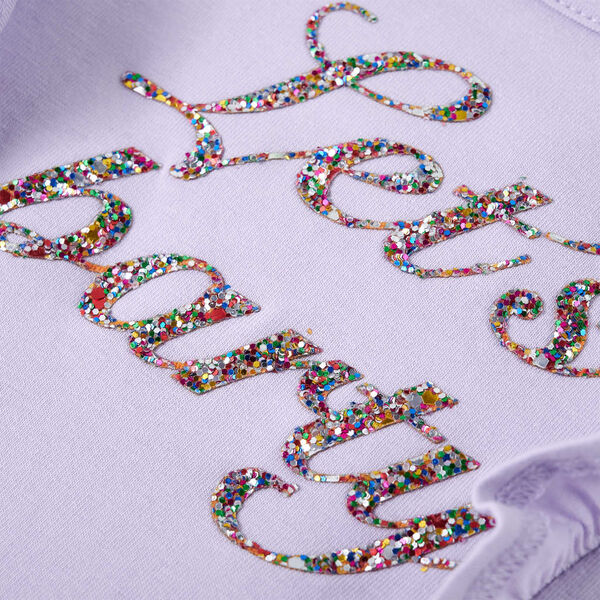 Μπλουζάκι Παιδικό Μακρυμάνικο Ανοιχτό Λιλά 140