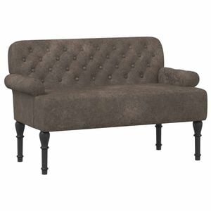 vidaXL Love seat &mu;&epsilon; &kappa;&omicron;&upsilon;&mu;&pi;&iota;ά &Sigma;&kappa;&omicron;ύ&rho;&omicron; &Gamma;&kappa;&rho;&iota; 120 x 65 x 78 &epsilon;&kappa;