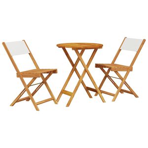 vidaXL &Sigma;&epsilon;&tau; &Epsilon;&pi;ί&pi;&lambda;&omega;&nu; Bistro 3 &tau;&epsilon;&mu;. &Kappa;&rho;&epsilon;&mu; Ύ&phi;&alpha;&sigma;&mu;&alpha;/&Mu;&alpha;&sigma;ί&phi; &Pi;&epsilon;ύ&kappa;&omicron;&upsilon;