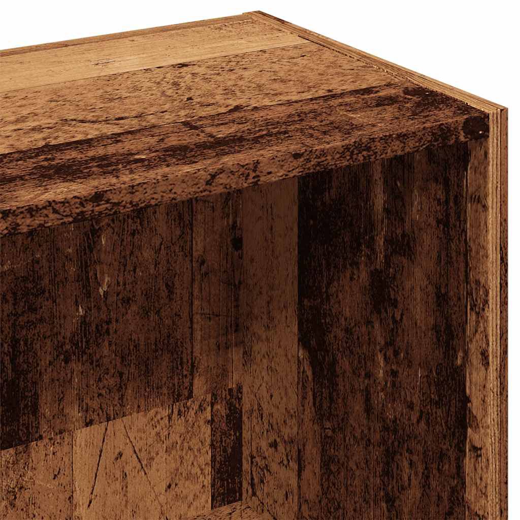 ντουλάπι βιβλίων vidaXL Παλιό ξύλο 36x30x143 cm Κατασκευασμένο ξύλο