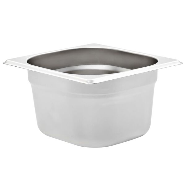 vidaXL Λεκάνες Gastronorm 12 τεμ. GN 1/6 100 χιλ. Ανοξείδωτο Ατσάλι