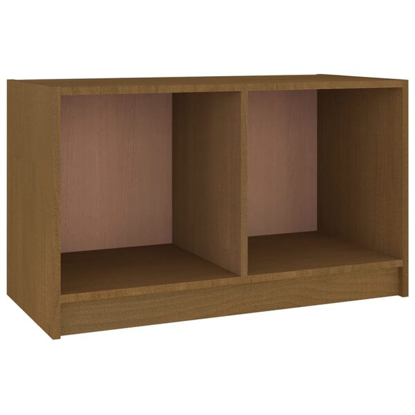 vidaXL Έπιπλο Τηλεόρασης Μελί 70 x 33 x 42 εκ. από Μασίφ Ξύλο Πεύκου