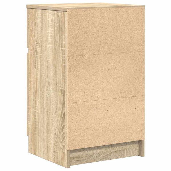 vidaXL Κομοδίνα 2 τεμ. Sonoma Δρυς 39x35x65 εκ. από Επεξεργασμένο Ξύλο