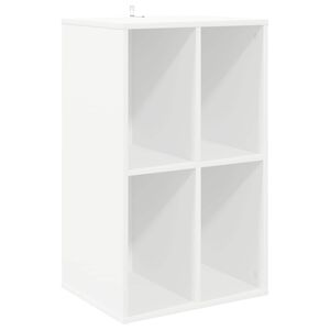 vidaXL &Nu;&tau;&omicron;&upsilon;&lambda;ά&pi;&iota; &delta;ί&sigma;&kappa;&omega;&nu; &beta;&iota;&nu;&upsilon;&lambda;ί&omicron;&upsilon; &Lambda;&epsilon;&upsilon;&kappa;ό 44,5 x 36,5 x 74,5 &epsilon;&kappa;