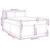 vidaXL &Kappa;&rho;&epsilon;&beta;ά&tau;&iota; Boxspring &mu;&epsilon; &Sigma;&tau;&rho;ώ&mu;&alpha; &Mu;&pi;&lambda;&epsilon; 140x190 &epsilon;&kappa;. &Upsilon;&phi;&alpha;&sigma;&mu;ά&tau;&iota;&nu;&omicron;