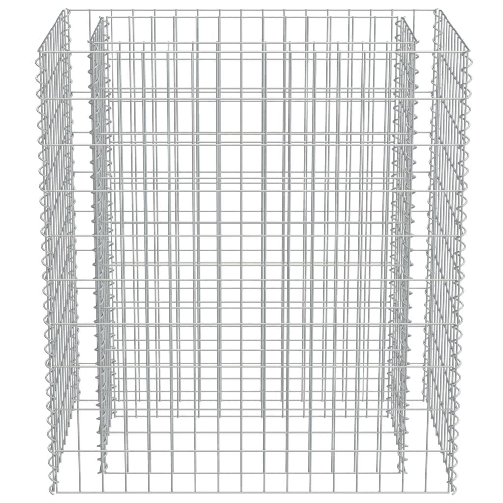 vidaXL Συρματοκιβώτιο-Γλάστρα Υπερυψωμένη 90x50x100 εκ. Γαλβ. Χάλυβας