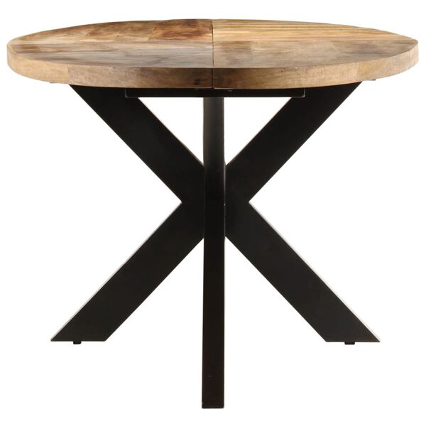vidaXL Τραπεζαρία 240 x 100 x 75 εκ. από Ακατέργαστο Ξύλο Μάνγκο